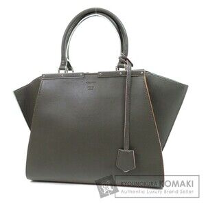 Fendi Trois Jours Leather Handbag